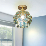 Vintage Floral Ceiling Light 1-Light