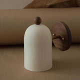 Nordic Zen Walnut Metal Wall Sconce LED 1-Light
