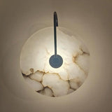 Nordic Marble Alabaster Disc Wall Sconce LED 1-light