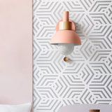 Nordic Wood & Metal Globe Wall Sconce LED 1-light