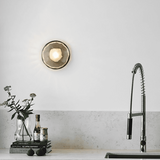 Nordic Round Glass Wall Sconce LED 1-light