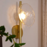 Nordic Round Glass Wall Sconce LED 1-light