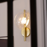 Nordic Round Glass Wall Sconce LED 1-light