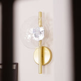 Nordic Round Glass Wall Sconce LED 1-light