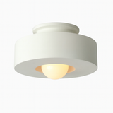 Nordic Artistic Round Resin LED Ceiling Light 1-Light