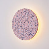 Modern Terrazzo Round Wall Sconce LED 1-Light