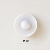 Modern Glass Disc Ceiling and Wall Light LED 1-Light