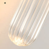 Nordic Water-Ripple Glass Brass Wall Sconce LED 1-Light