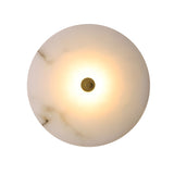 Modern Marble Round LED 1-Light Wall Light