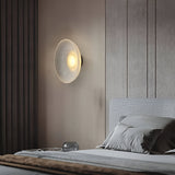 Modern Minimalist Resin Round Wall Sconce LED 1-Light