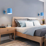 Nordic Wooden Cylinder Rotatable LED Wall Sconce | 1-Light
