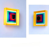 Memphis Bauhaus Square Wall Sconce LED 1-Light