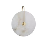 Nordic Marble Alabaster Disc Wall Sconce LED 1-light