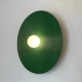 Retro Resin Ceramic-style Round Wall Sconce LED 1-light