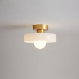 Bauhaus Glass LED Ceiling Light 1-Light