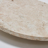 Minimalist Travertine Round Wall Sconce LED 1-light