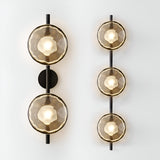 Nordic Round Glass Wall Sconce LED 1-light