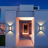 Nordic Minimalist Acrylic Rectangular Outdoor Wall Light LED Up-Down