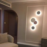 Modern Terrazzo Round Wall Sconce LED 1-Light