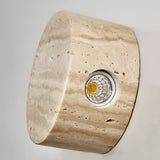 Japanese Wabi-Sabi Travertine Stone Wall Sconce LED 1-Light