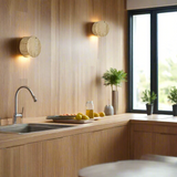 Japanese Wabi-Sabi Travertine Stone Wall Sconce LED 1-Light