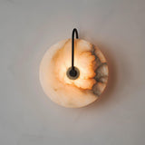 Nordic Marble Alabaster Disc Wall Sconce LED 1-light