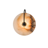 Nordic Marble Alabaster Disc Wall Sconce LED 1-light