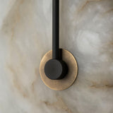 Nordic Marble Alabaster Disc Wall Sconce LED 1-light