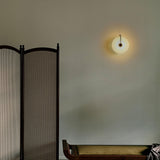 Nordic Marble Alabaster Disc Wall Sconce LED 1-light