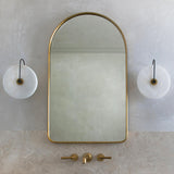 Nordic Marble Alabaster Disc Wall Sconce LED 1-light