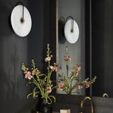 Nordic Marble Alabaster Disc Wall Sconce LED 1-light