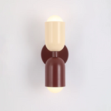 Modern Metal Cylinder LED Wall Sconce 2-Light