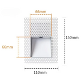 Nordic Frameless Stainless-Steel Stair LED Wall 1-Light with Sensor