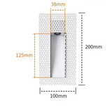 Nordic Frameless Stainless-Steel Stair LED Wall 1-Light with Sensor