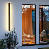 Minimalist Edge Linear Metal Outdoor Wall Light LED IP65