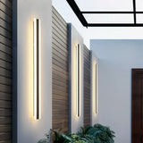 Modern Linear Die-Cast Outdoor Wall Light LED Waterproof