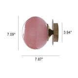 Modern Minimalist Glass Globe Wall Light | 1-Light