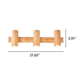 Modern Wooden Cylinder LED Wall Light | 1-Light