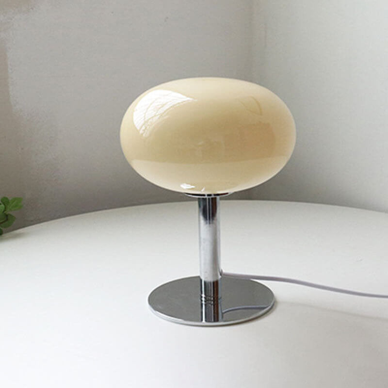Nordic Vintage Round Glass Table Lamp 1-Light Lasson Living