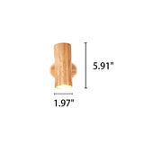 Modern Wooden Cylinder LED Wall Light | 1-Light