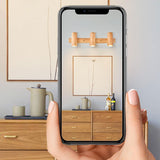 Modern Wooden Cylinder LED Wall Light | 1-Light