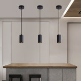 Nordic Minimalist Column Iron Pendant Light 1-Light