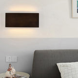 Japanese Wooden Square LED Wall Light | 1-Light