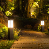 Modern Square LED Solar Outdoor Path 1-Light