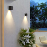 Modern Square Adjustable LED Outdoor Wall Sconce 1-Light