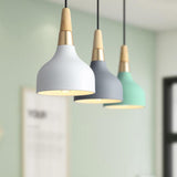Modern Macaron Disc Pendant 1-Light