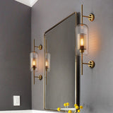 Modern Glass Cylinder Wall Light | 1-Light