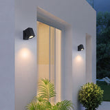 Modern Square Adjustable LED Outdoor Wall Sconce 1-Light
