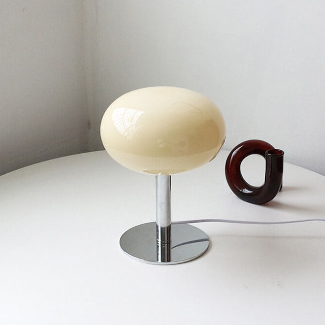 Nordic Vintage Round Glass Table Lamp 1-Light Lasson Living