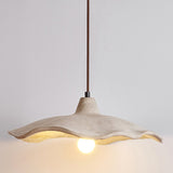 Japanese Vintage Cement Flower Pendant Light | 1-Light